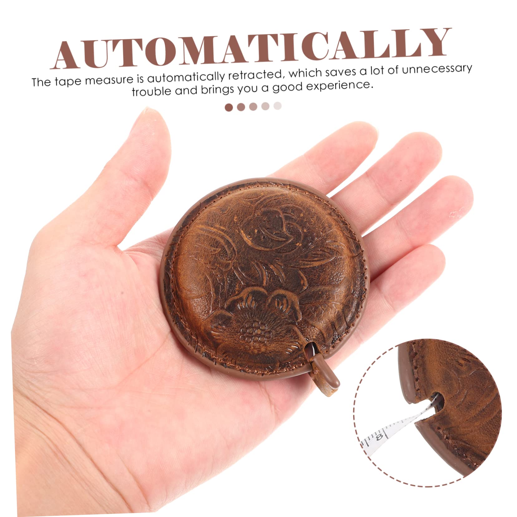 3piezas Cinta Métrica Retráctil De Vintage Para Costura Herramienta De Medición Flexible y Portátil Para Cintura y Cuerpo