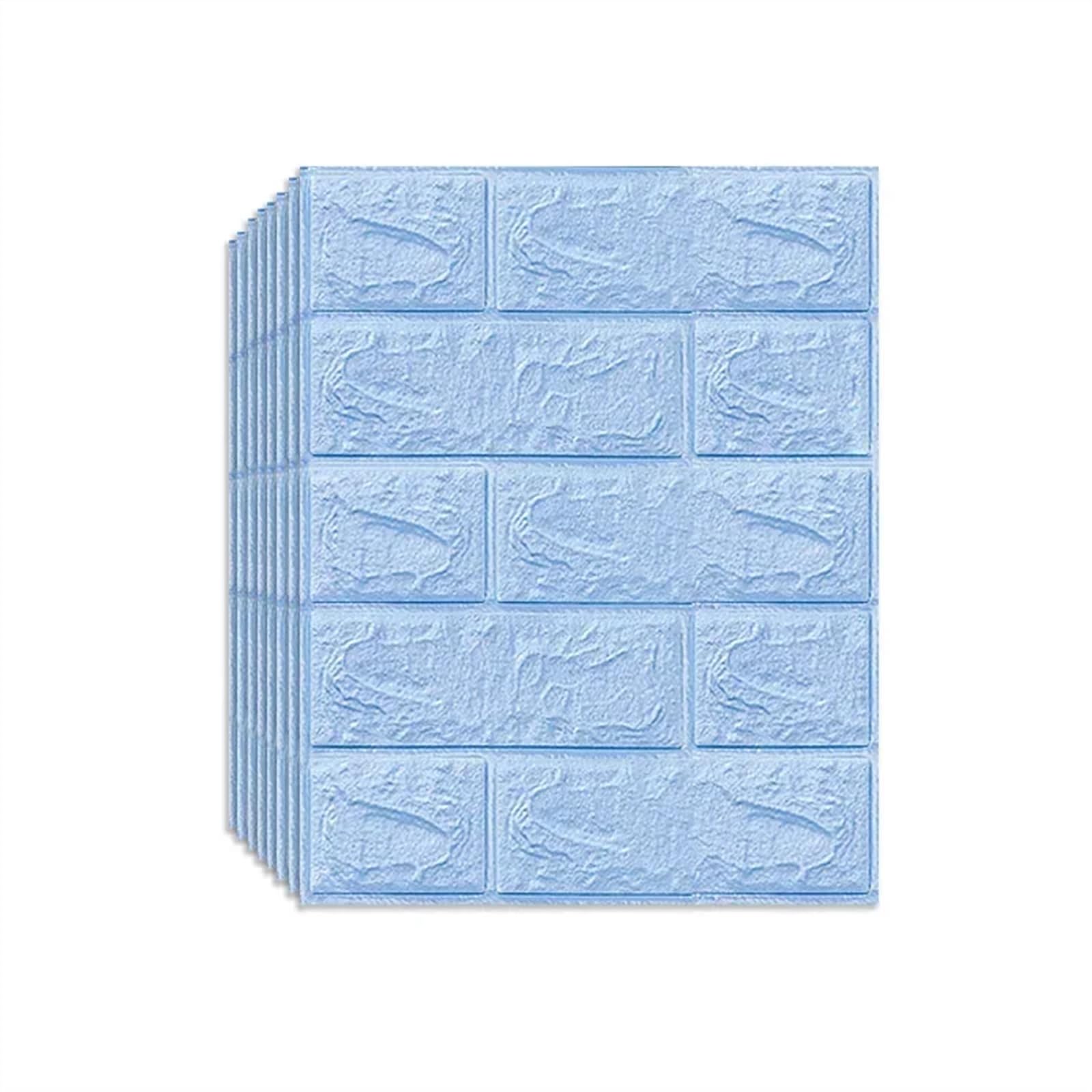 Pared 3d,Ladrillo 3d Adhesivo Pared Papel tapiz, fondo, azulejos de pared, decoración sala estar, pegatinas del hogar(35 38.5cm,50PCS)