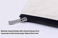 Vista 3 de LIBIHUA Obtener regalo de boda - Bolsa de maquillaje bolsa de cosméticos bolsa de viaje, Beige, 10-En Mi Madre del Pájaro