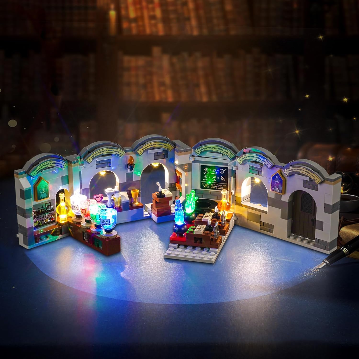 BrickBling LED Light Compatible with Lego Potions Class Compatible with Lego 76431-No Bricks