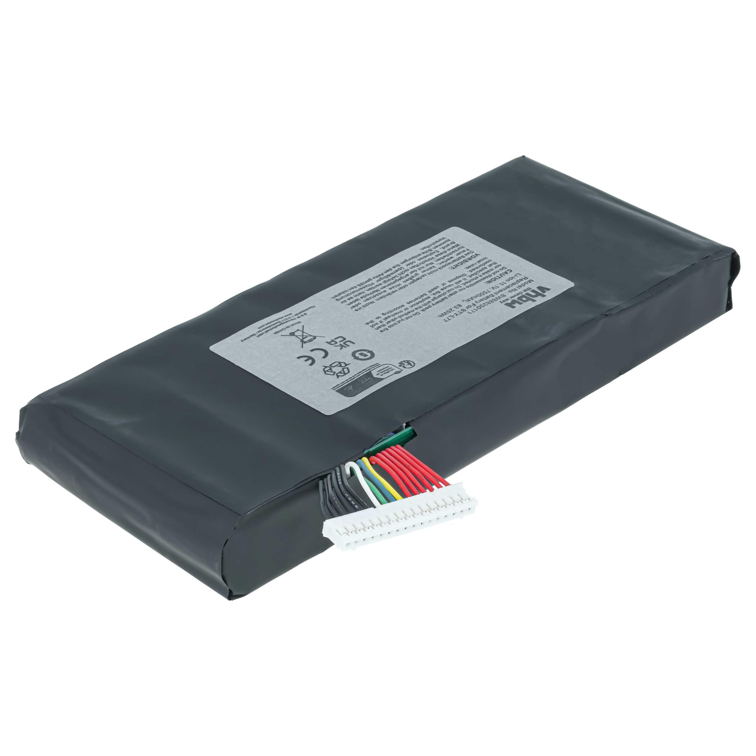 vhbw Batería reemplaza MSI BTY-L77, MS-1784 para Notebook (7500 mAh, 11,1 V, Li-Ion)