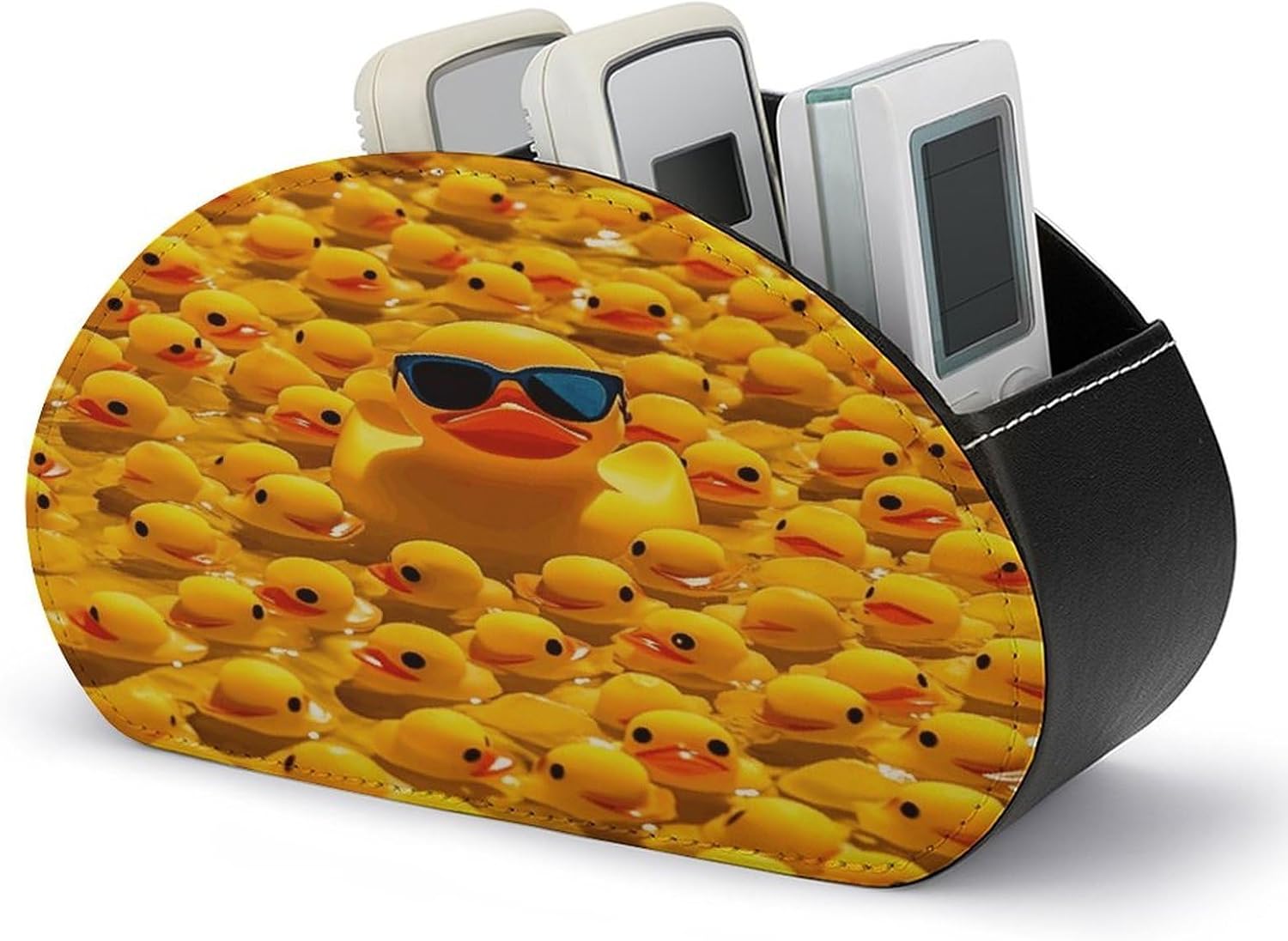 Rubber Ducky Remote Control Holder with 5 Compartments