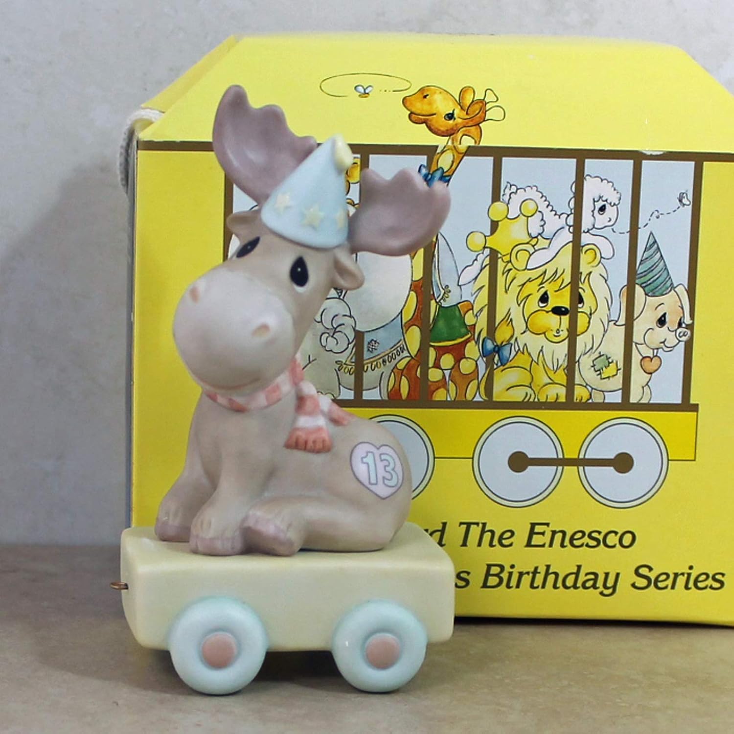 Precious Moments Birthday Train You Mean The Moose to Me Figurine