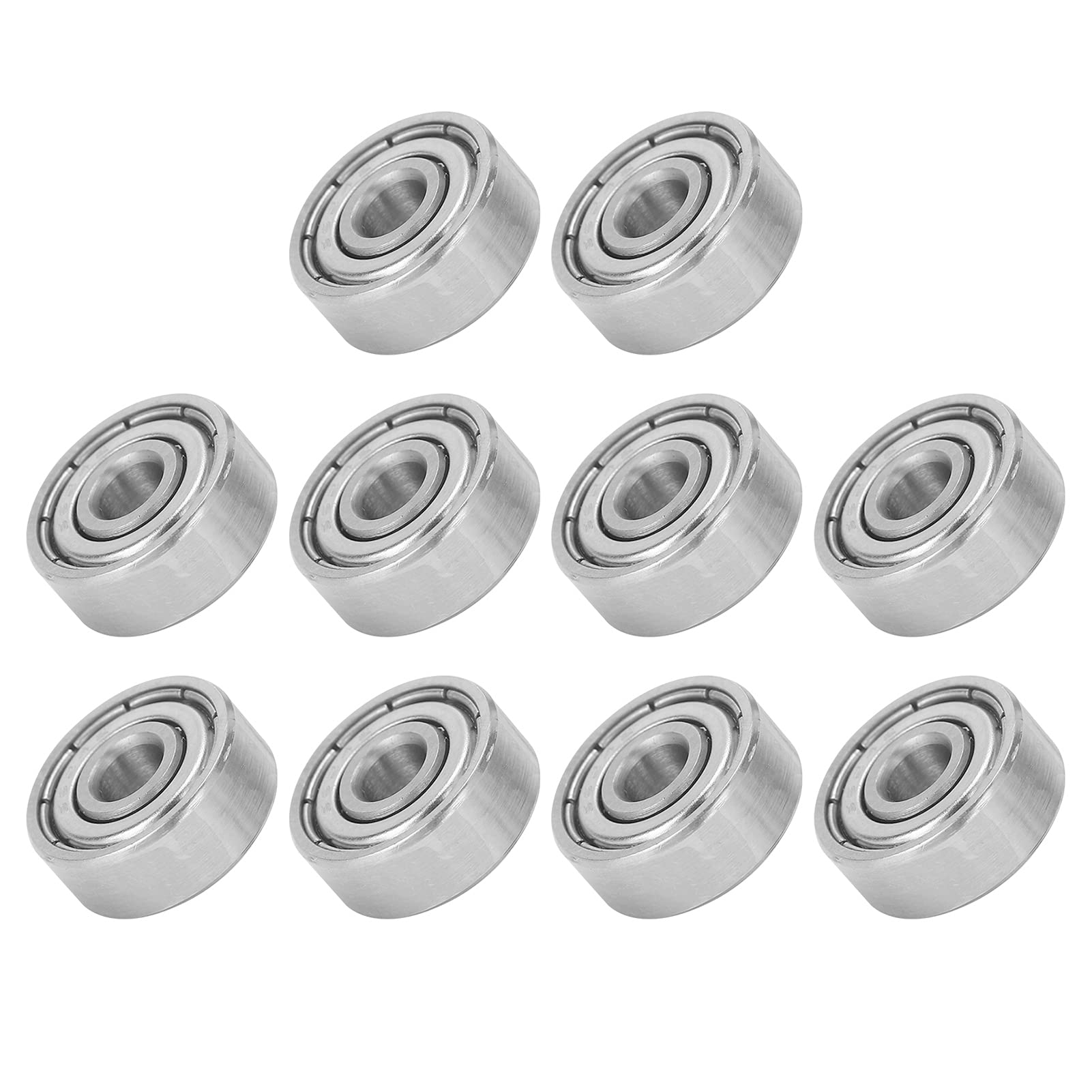 Cuscinetti Radiali a Sfera in Acciaio Inox 5x13x5 mm per Longboard Skateboard Pattini in Linea Rotelle Sport Estremi Adatti a Ruote di Sicurezza e Performance