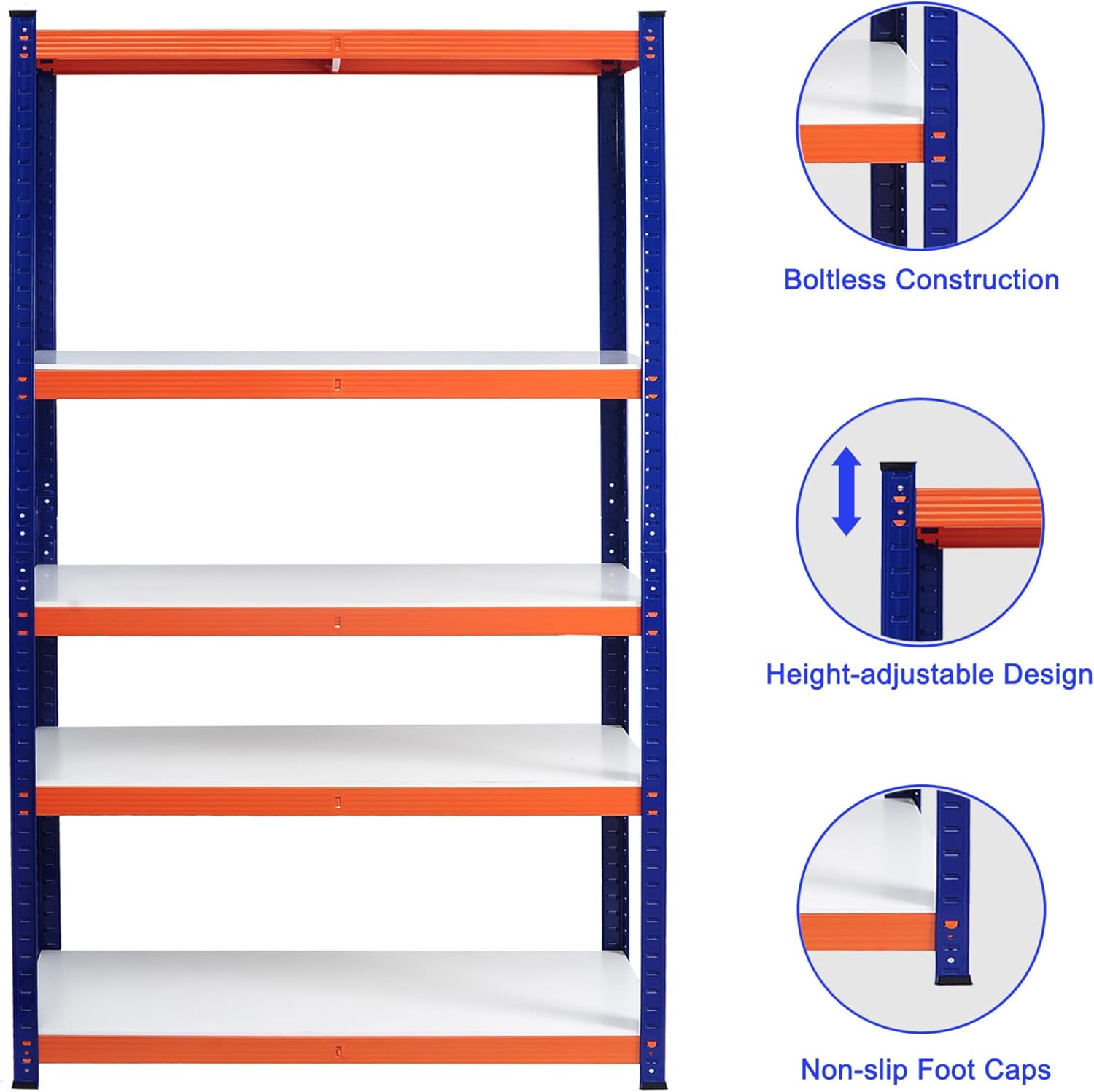 Capacity Garage Storage Shelves Heavy Duty