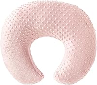OriLuLu Nursing Pillow for Breastfeeding & Bottle Feeding - Ergonomic Support for Mom & Baby, Soft Machine Washable (Sepia Rose)