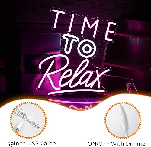 Miniatura 10 de Letrero de neón con texto en inglés "Welcome To The Good Life", luces LED de neón regulables, alimentadas por USB, 16.5 x 11 pulgadas, luz