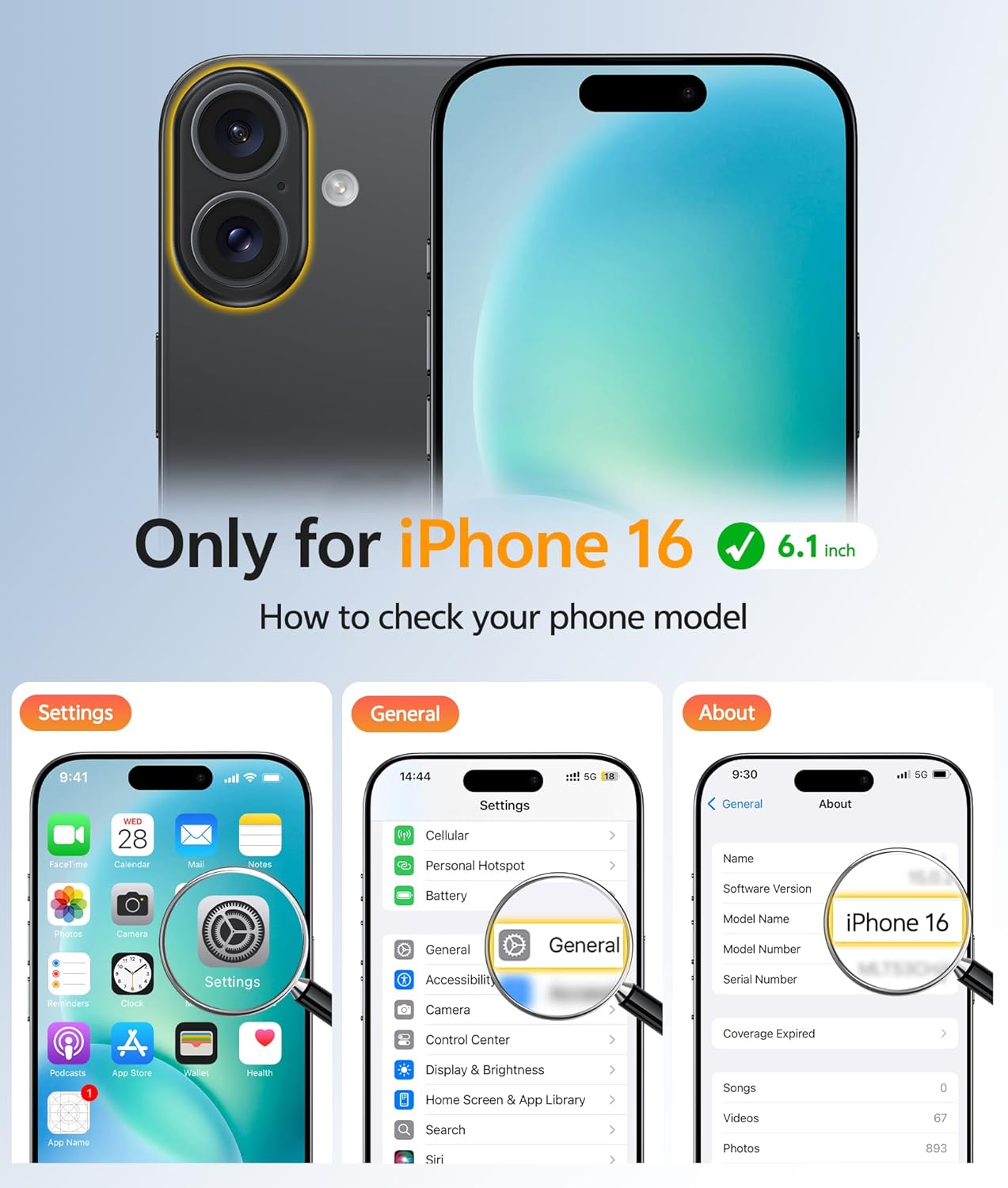 FNTCASE for iPhone 16 Phone Case: Magnetic Translucent Matte [Full Covered Camera Protection] [Screen Protector] Military Grade Shockproof Slim Cover Drop Proof Protective Cases - Black - Image 3