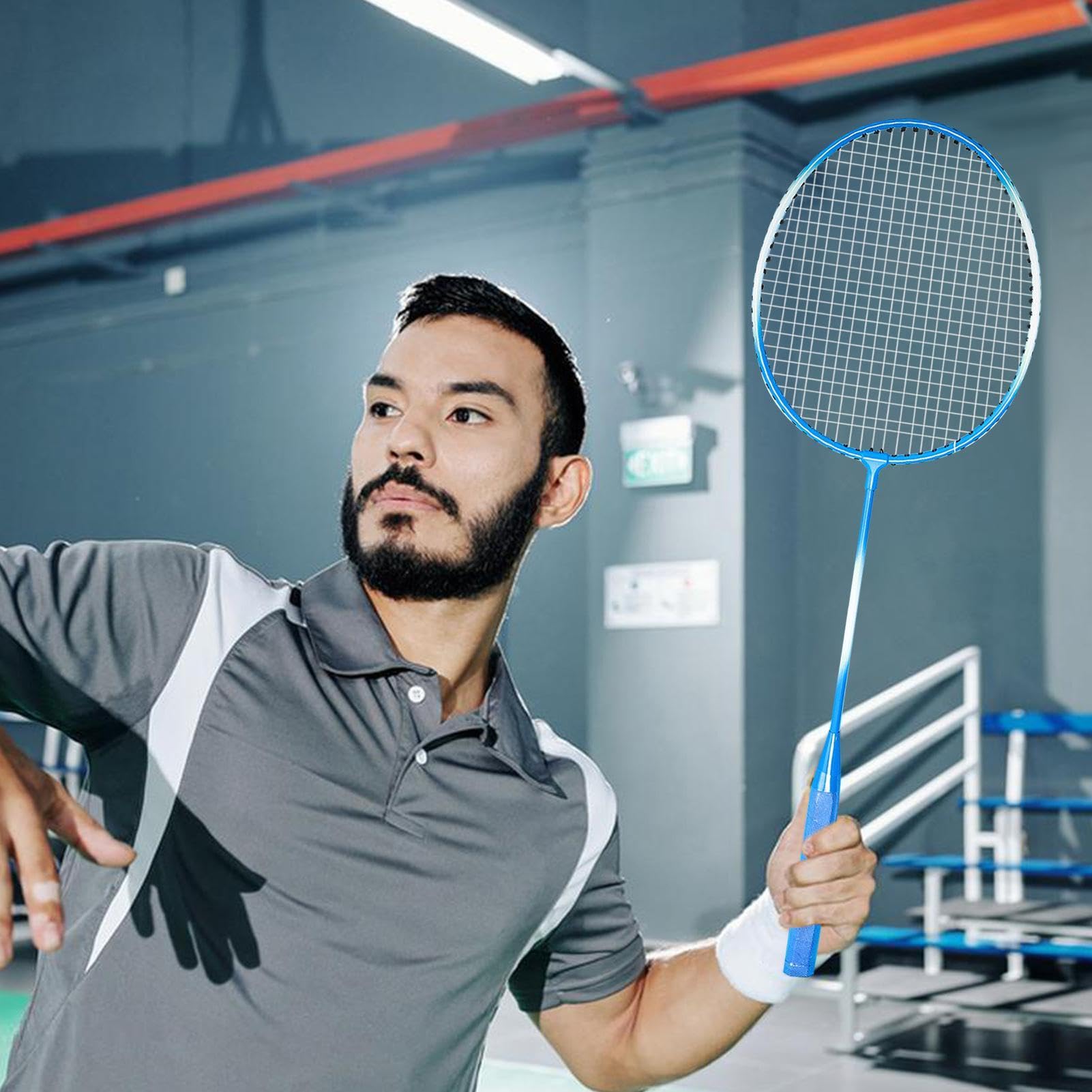 Set di racchette da badminton,Set di racchette da badminton | di da per 2 | giocatori | Attrezzatura sportiva per adulti e bambini, attrezzatura da per giardino, spiagg