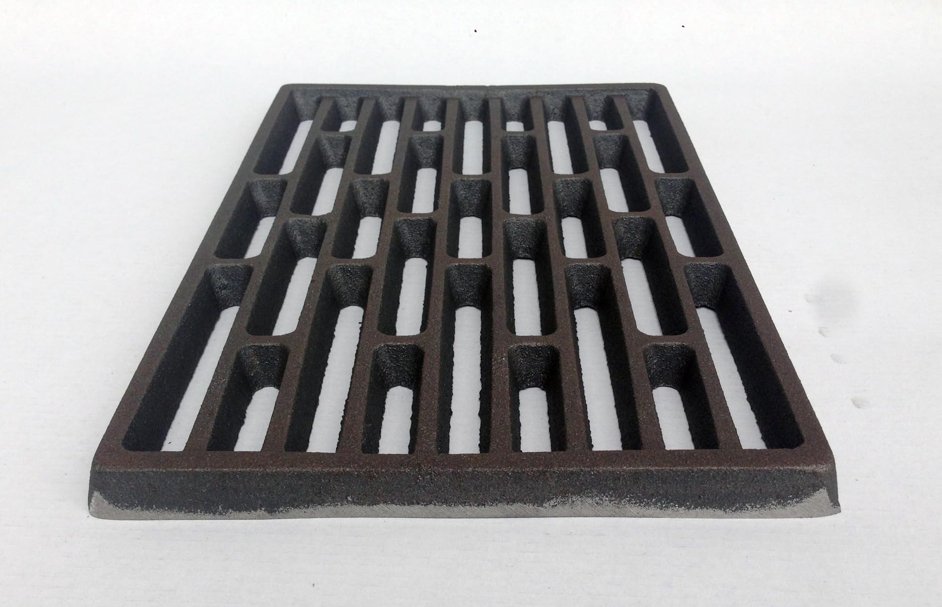 Fondello,Griglia in ghisa,camino,stufa,legna,asole Mattoncino,BBQ 30x20x2 Cm LB-GCMR300200