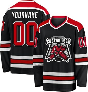 Custom Hockey Jersey Personalized Hockey Shirt Stitched Or Printed Name Number Logo Sports Practice Jersey for Men Women