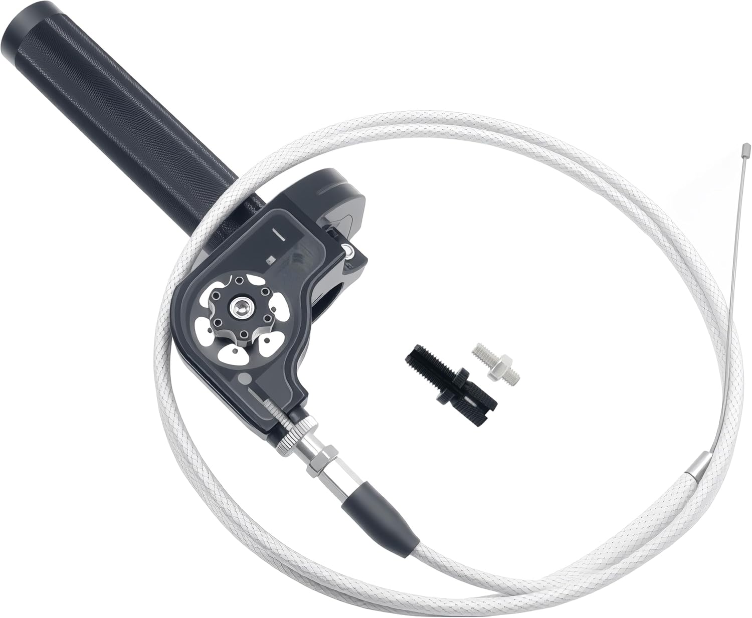 Motorcycle Throttle Grip 7/8" 22mm CNC Aluminum Quick Twister with Throttle Cable for KLX CR CRF EXC XR CRF50 CRF230 50 110 125 230 250 Dirt Pit Bike Motocross Motorbike Quad ATV