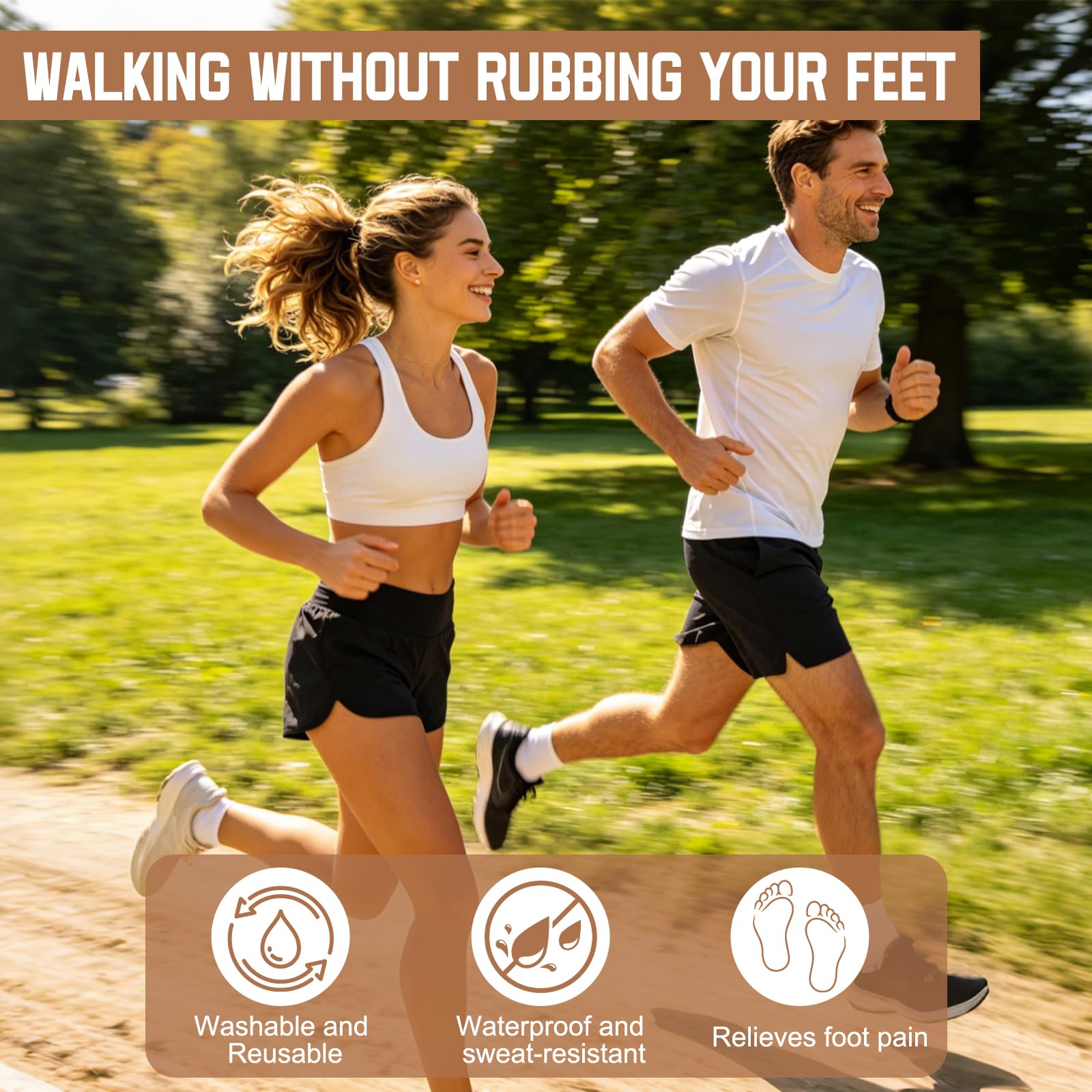 60 Piezas Protector Dedo Pie Silicona Transparente - 50 Dedos Pequeños 10 Grandes, Protector Dedos Pie Transpirable, Silicona Protector Antifricción para Caminar, Correr, Bailar y Deportes