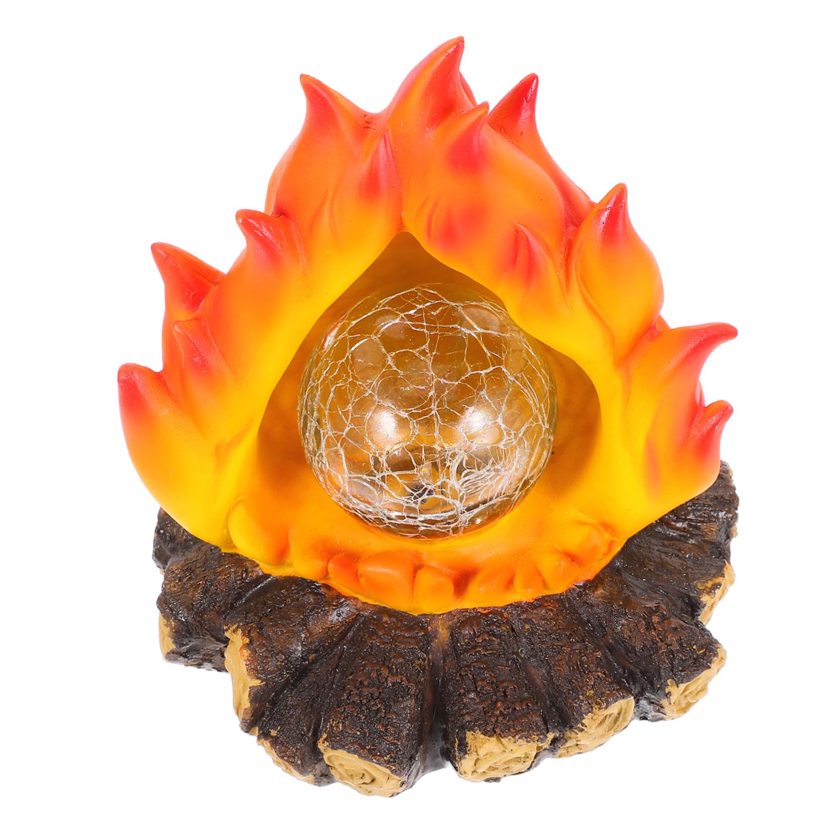 Ornement de feu de camp 3D sans danger pour déco extérieure