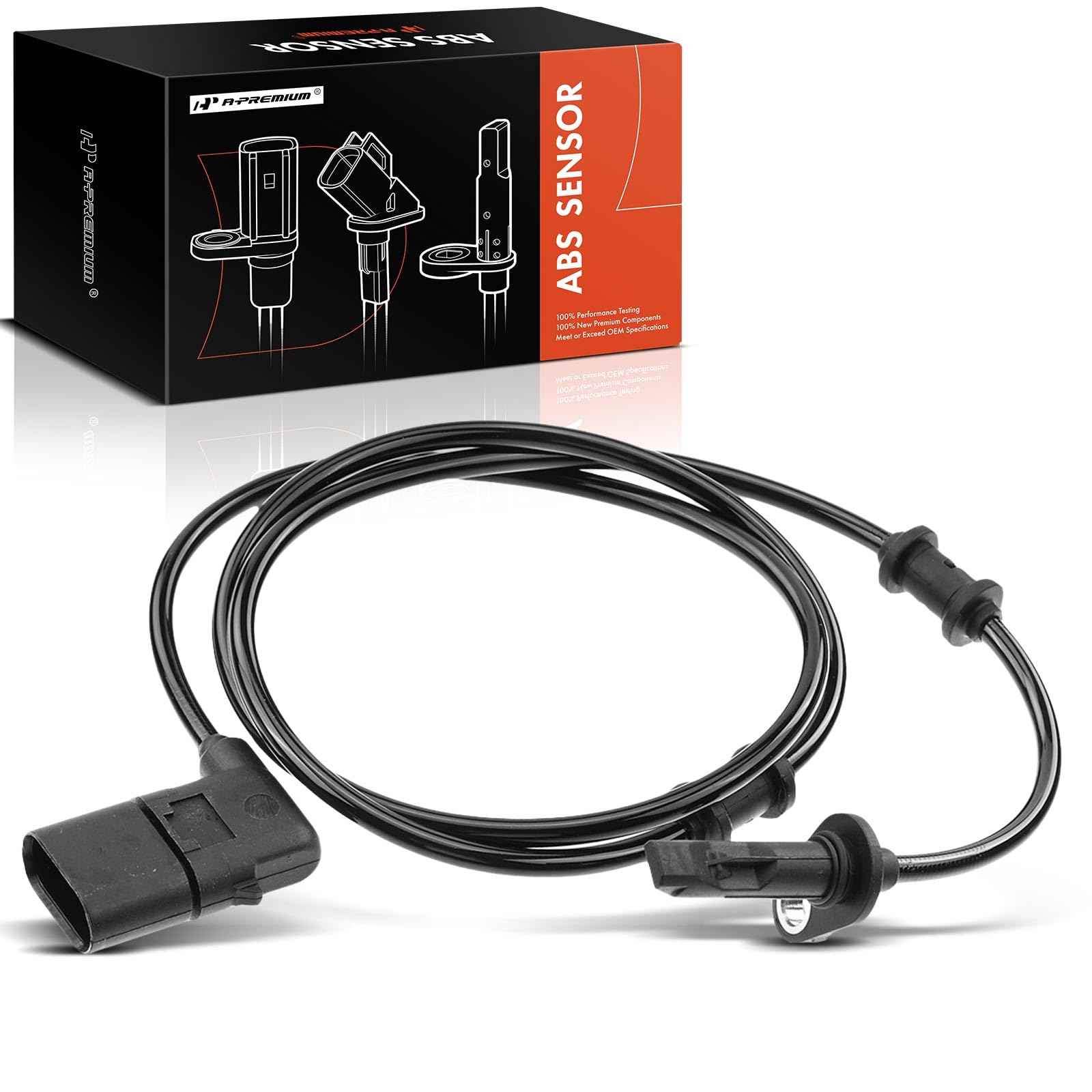 Amazon.com: A-Premium Rear ABS Wheel Speed Sensor Compatible with