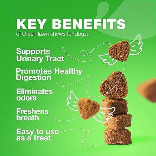 Vista 4 de Masticables para Manchas de Quemaduras de Hierba para Perros - Neutralizador de Orina para Césped - Protector de Manchas de Césped por Orina
