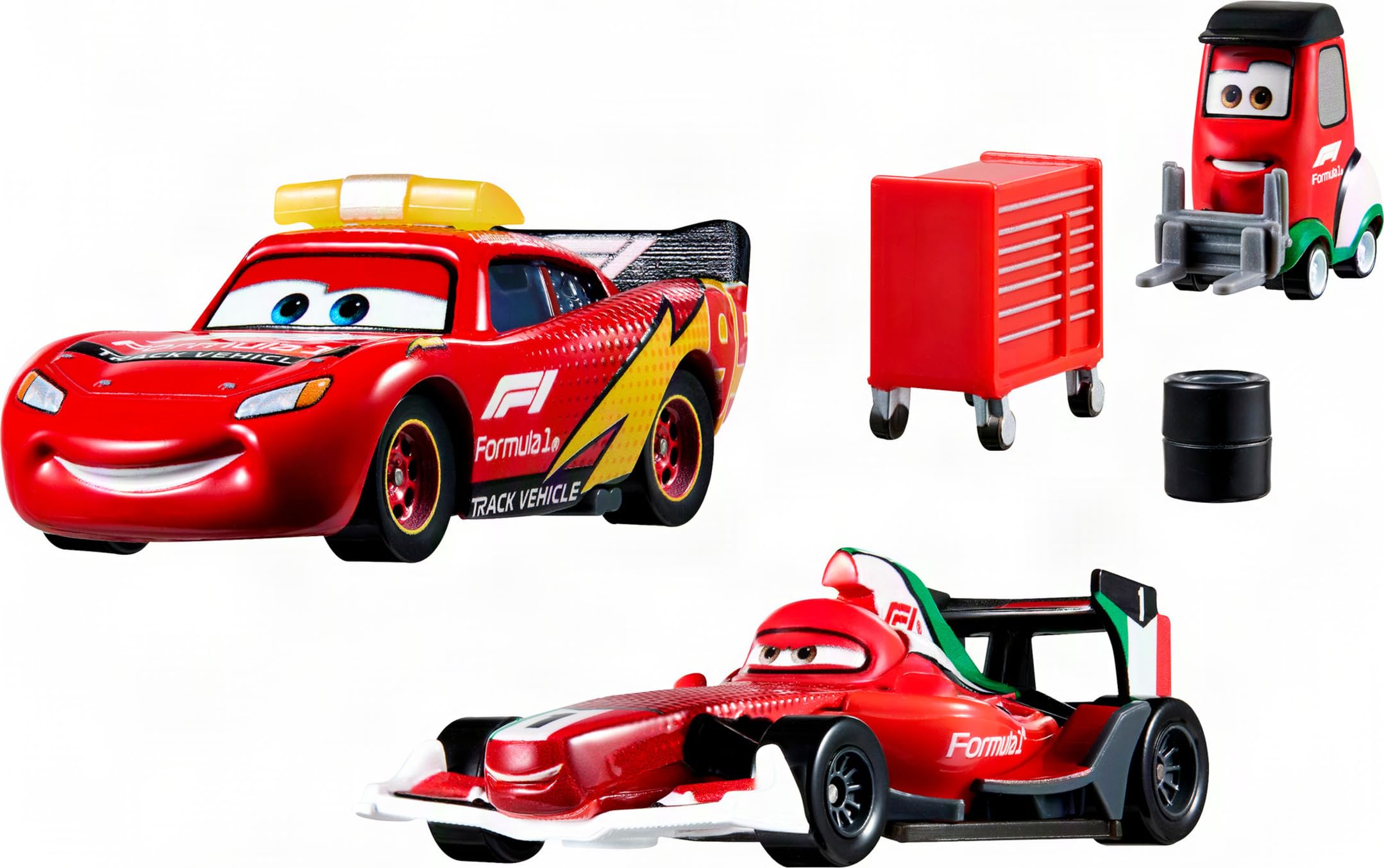 Amazon.com: Mattel Disney and Pixar Cars Formula 1 Multipack with