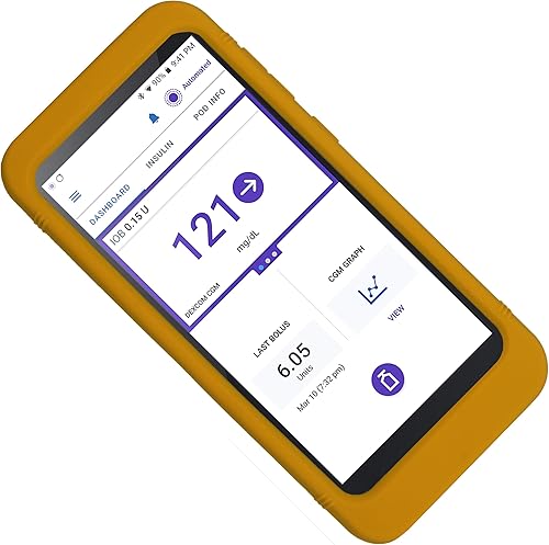 Miniatura 6 de Funda de silicona premium (más ajustemás coberturamás protección) para receptor Omnipod 5 (monitoreo continuo de glucosa) (rojo)