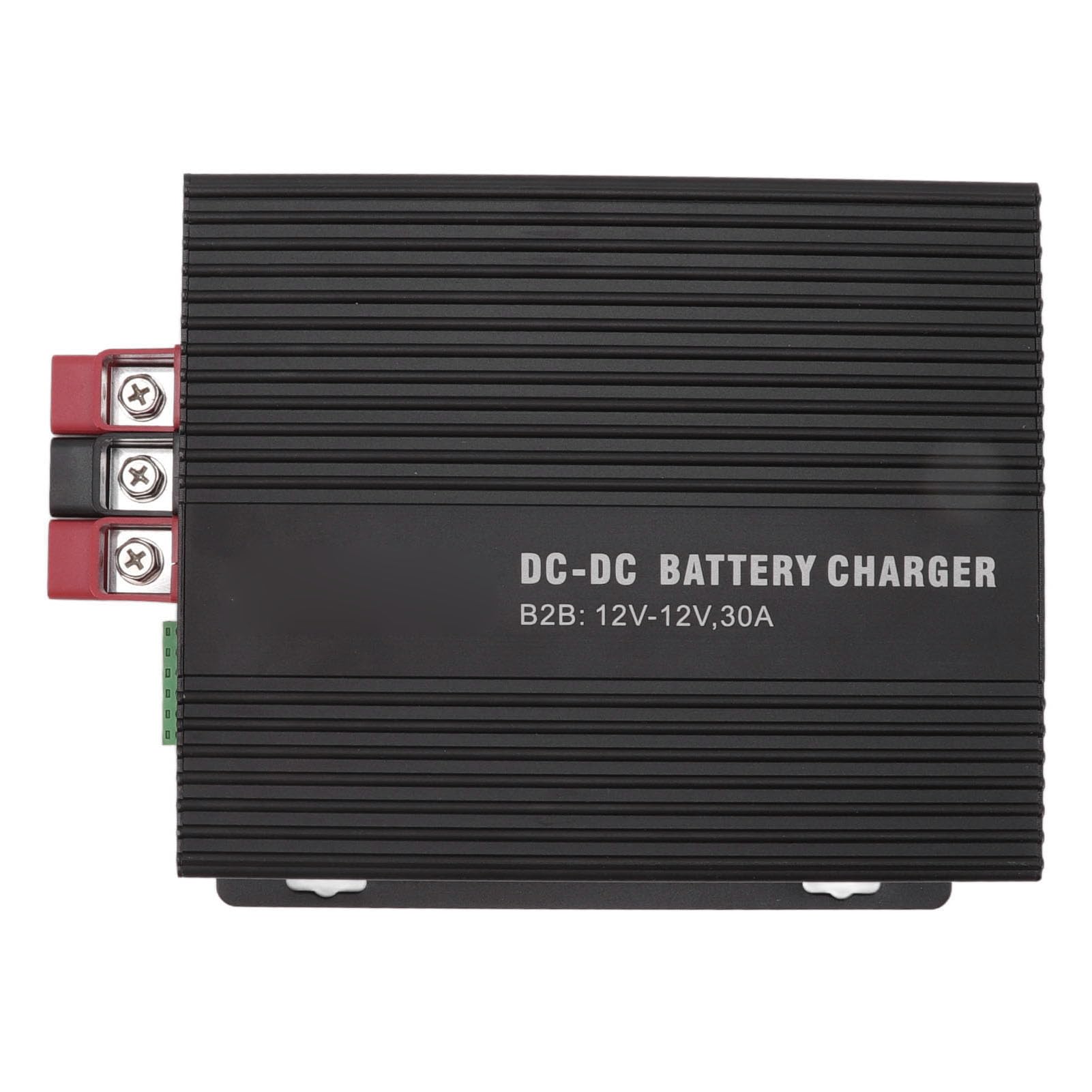 Hyuduo Ładowarka DC na DC 12V 30A Kontroler Słoneczny ze Stopu Aluminium z Połączeniem Aplikacji Mobilnej do ładowania Akumulatora Samochodowego RV Marine B2B1230 (B2B1230)