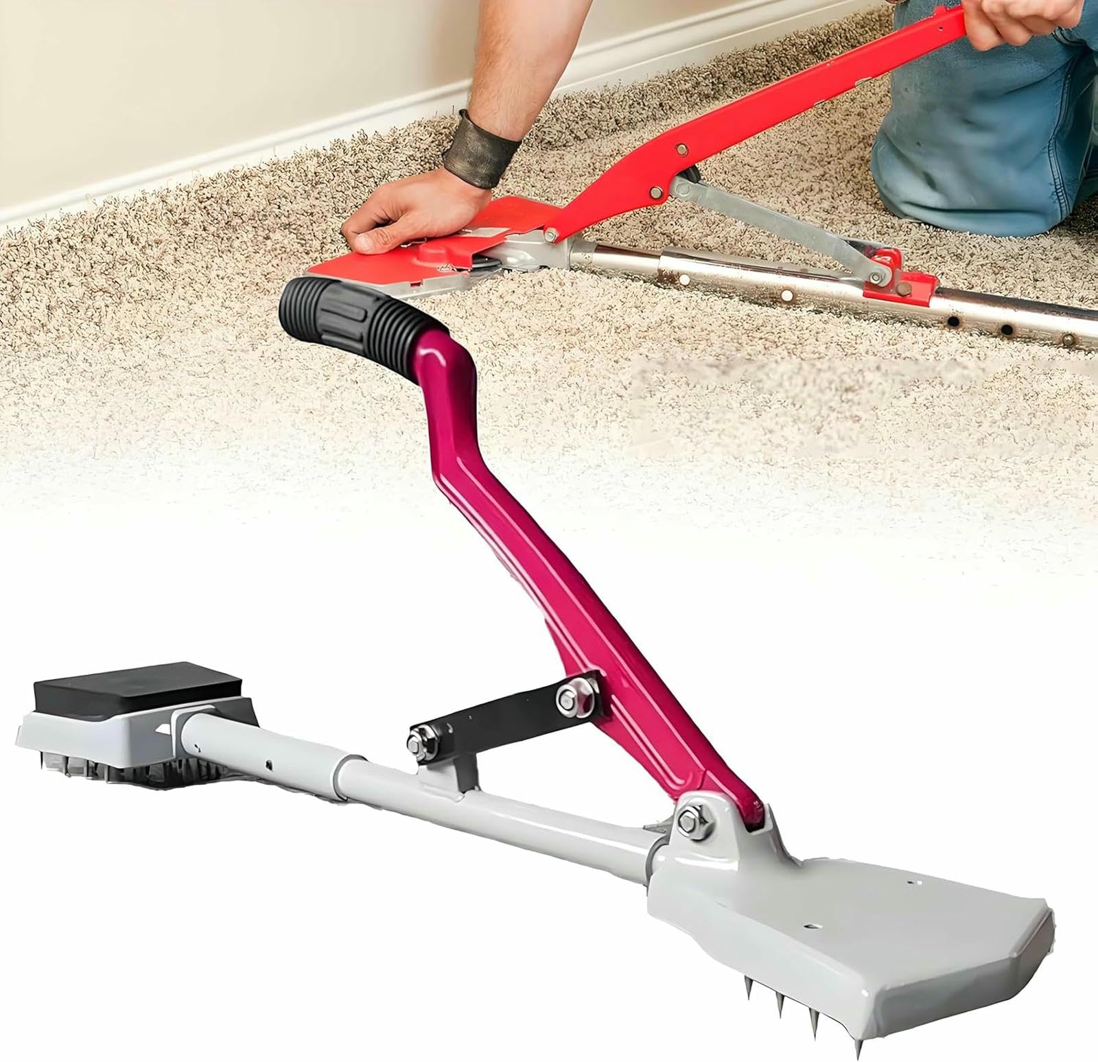 Tapis fit outil de pose avec serrure à tirage unique pour rénover vos sols