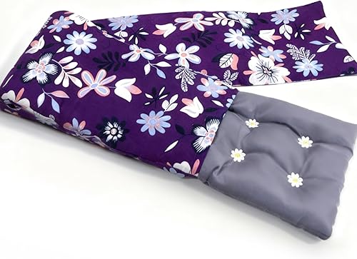 Almohadilla térmica para cuello, hombros y espalda, lavable para microondas, 27 x 5 pulgadas, bolsas de arroz para terapia de calor, paquete