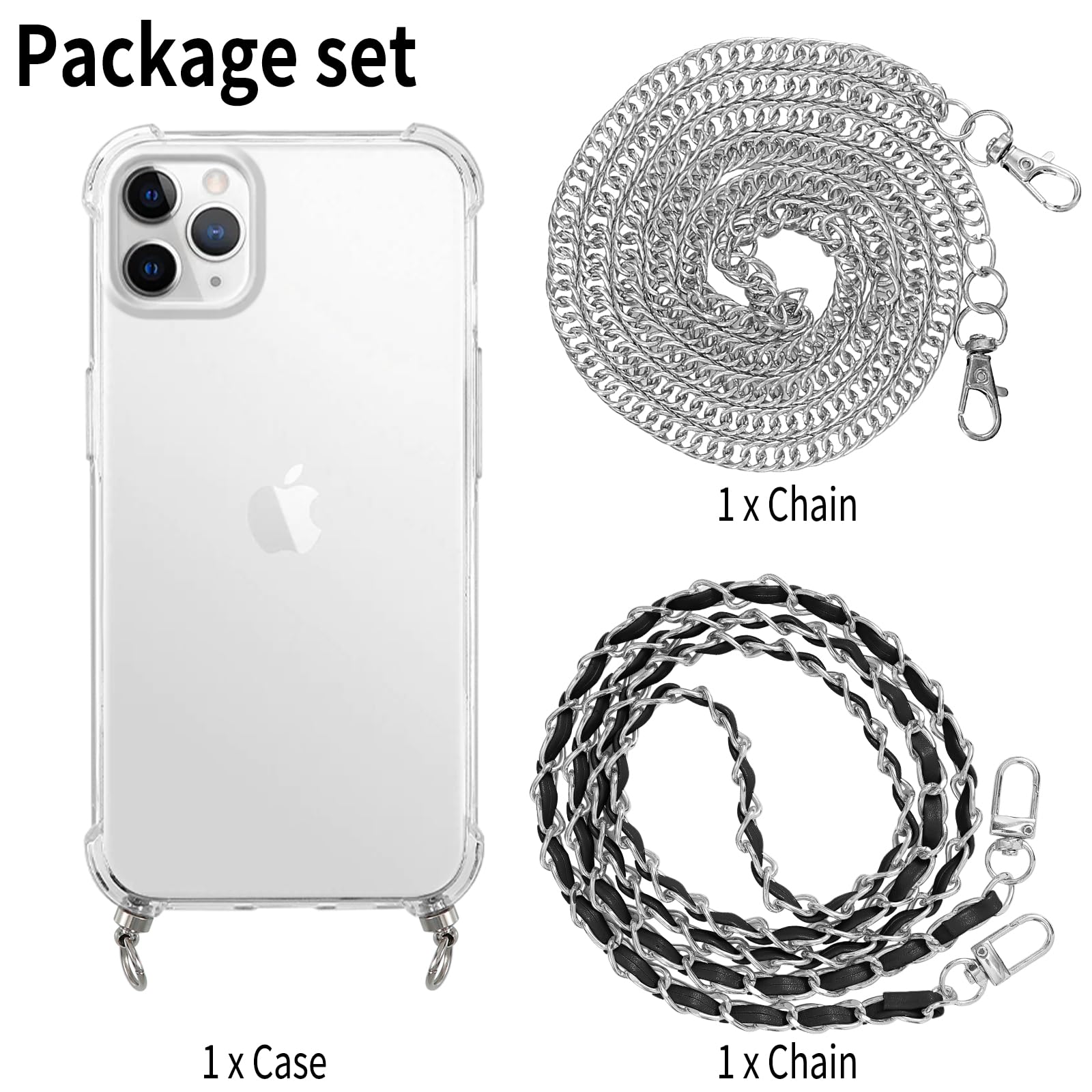 Cover in TPU Antiurto per iPhone 11 Pro Max - Trasparente