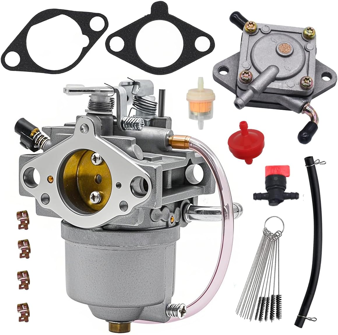 Lanigram 15003-2796 Carburetor Fit for Kawasaki FB460V 4 Stroke Engine 15003-2777 15003-2467 Carb With AM109212 Fuel Pump