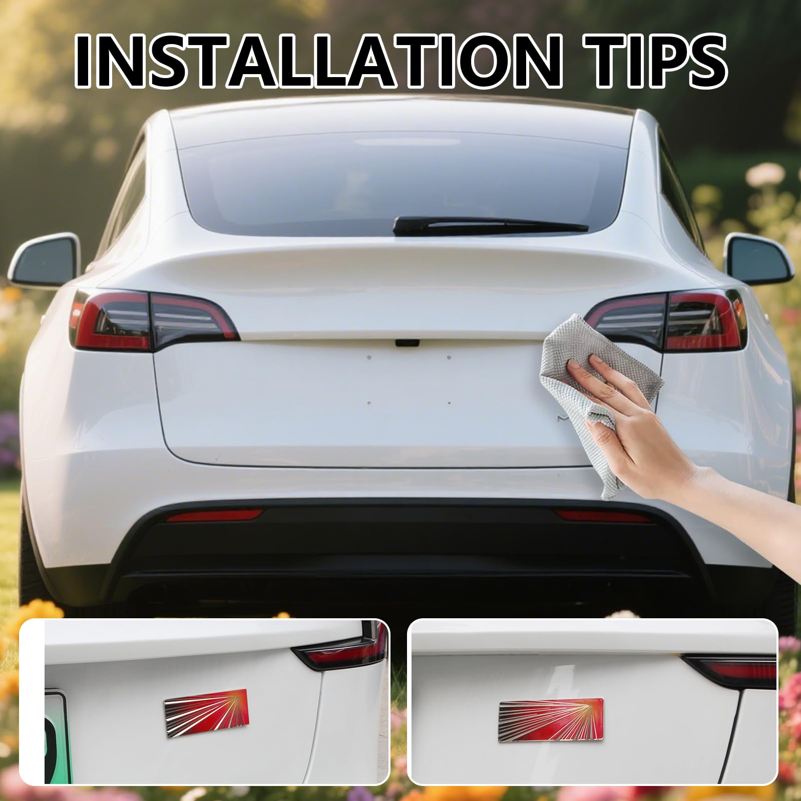 Amazon.co.jp: Heenvn for Tesla チェック柄 ロゴ 2026 2025年モデル Y
