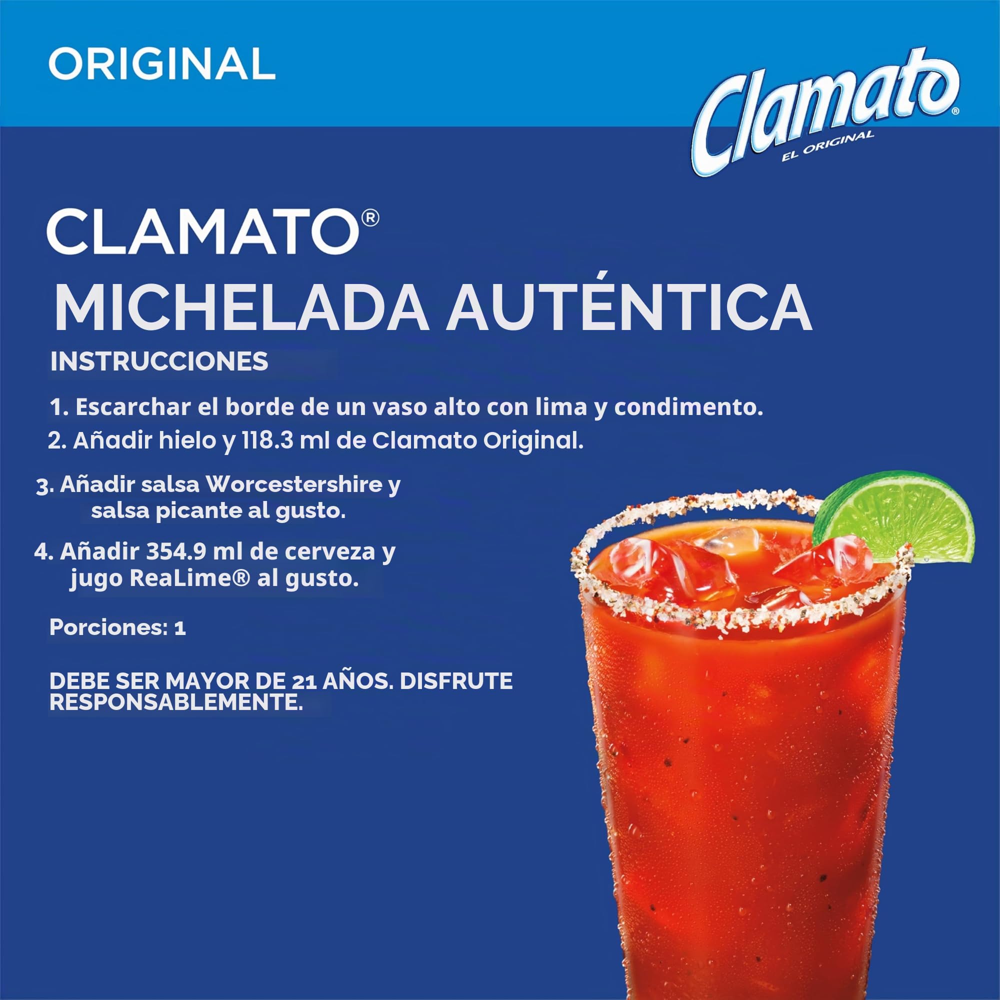Motts Zumo Clamato Tomate 1890 Mililitro