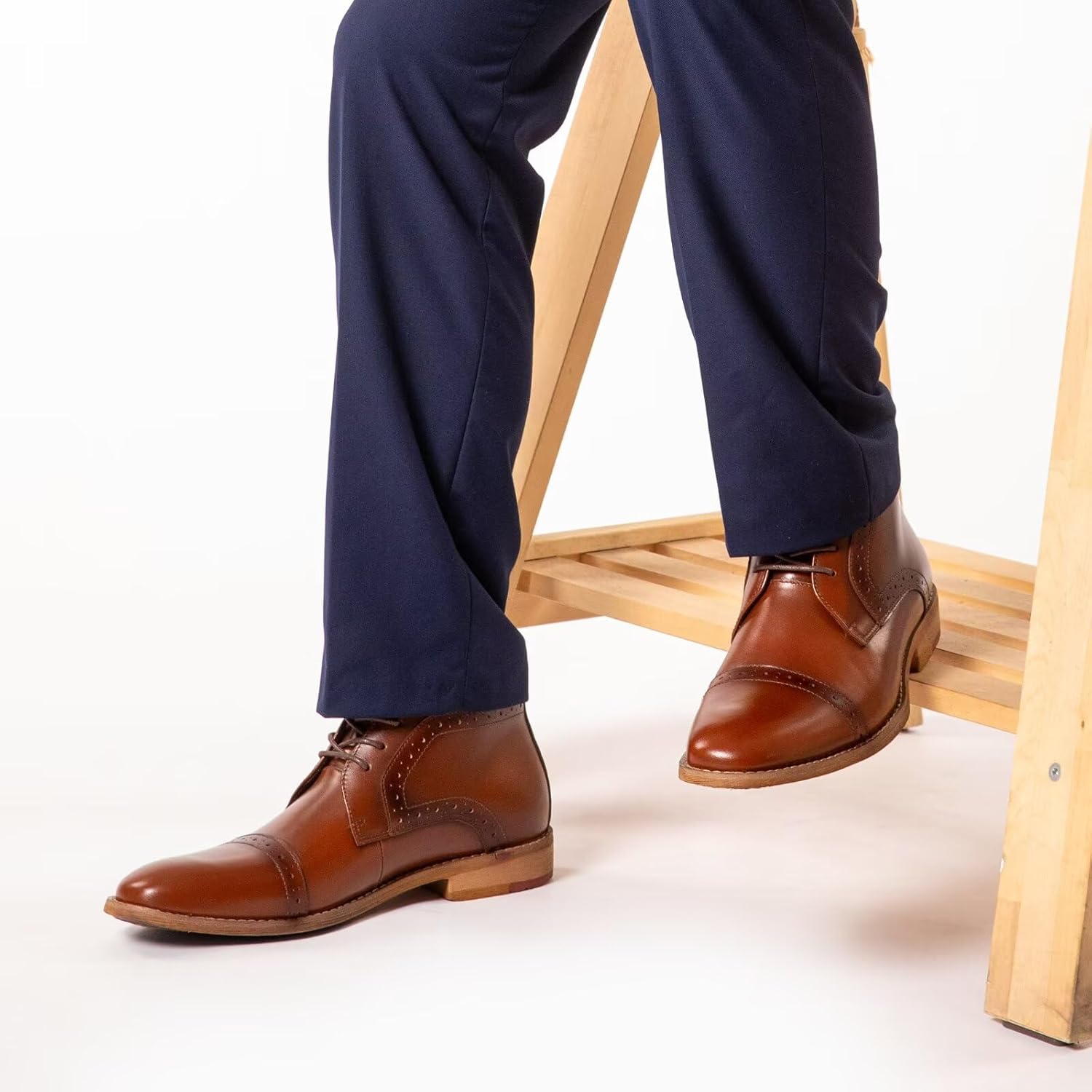 Arkbird Chukka Boots Fashion and Comfort Casual Oxfords Ankle Lace Up Boot - Image 2