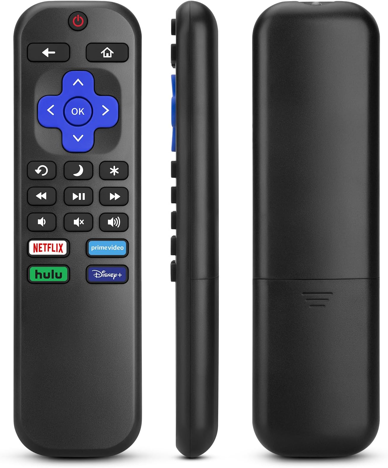 Replacement for Roku-TV-Remote-Control Compatible for TCL Roku/Hisense Roku/Onn Roku Smart TVs(Not for Stick and Box)
