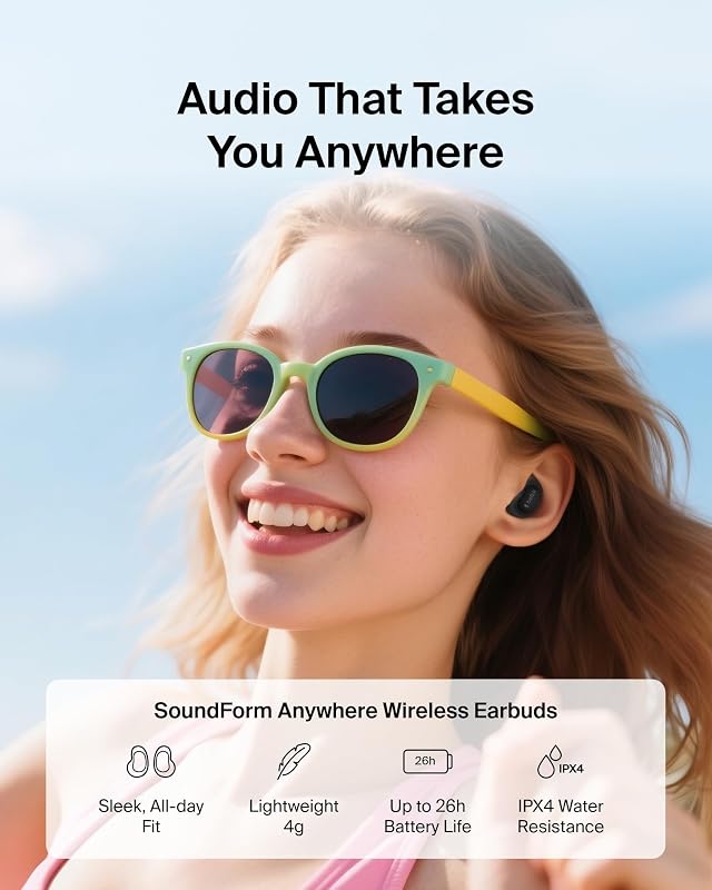 Belkin SoundForm Anywhere Ultra-Compact True Wireless Earbuds image 6