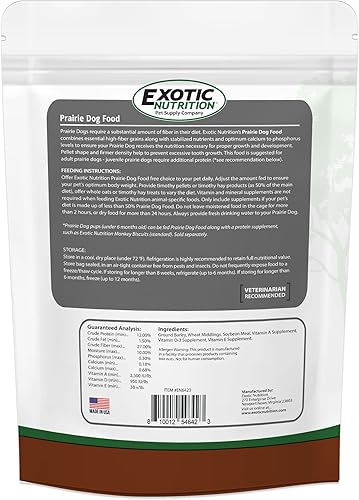 Miniatura 3 de Dieta para perros de la pradera de 18 libras. Dieta nutricionalmente completa para perros adultos de la pradera. Alimento para ardillas de tierra