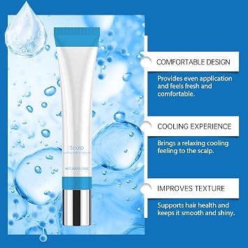 Scalp Serum for Hair Growth, Hair Serum, Scalpy Hair Growth Serum, Nourishing Hair Treatment Essence, Exfoliates Dandruff & Soothes Itch for men & women (1PCS)