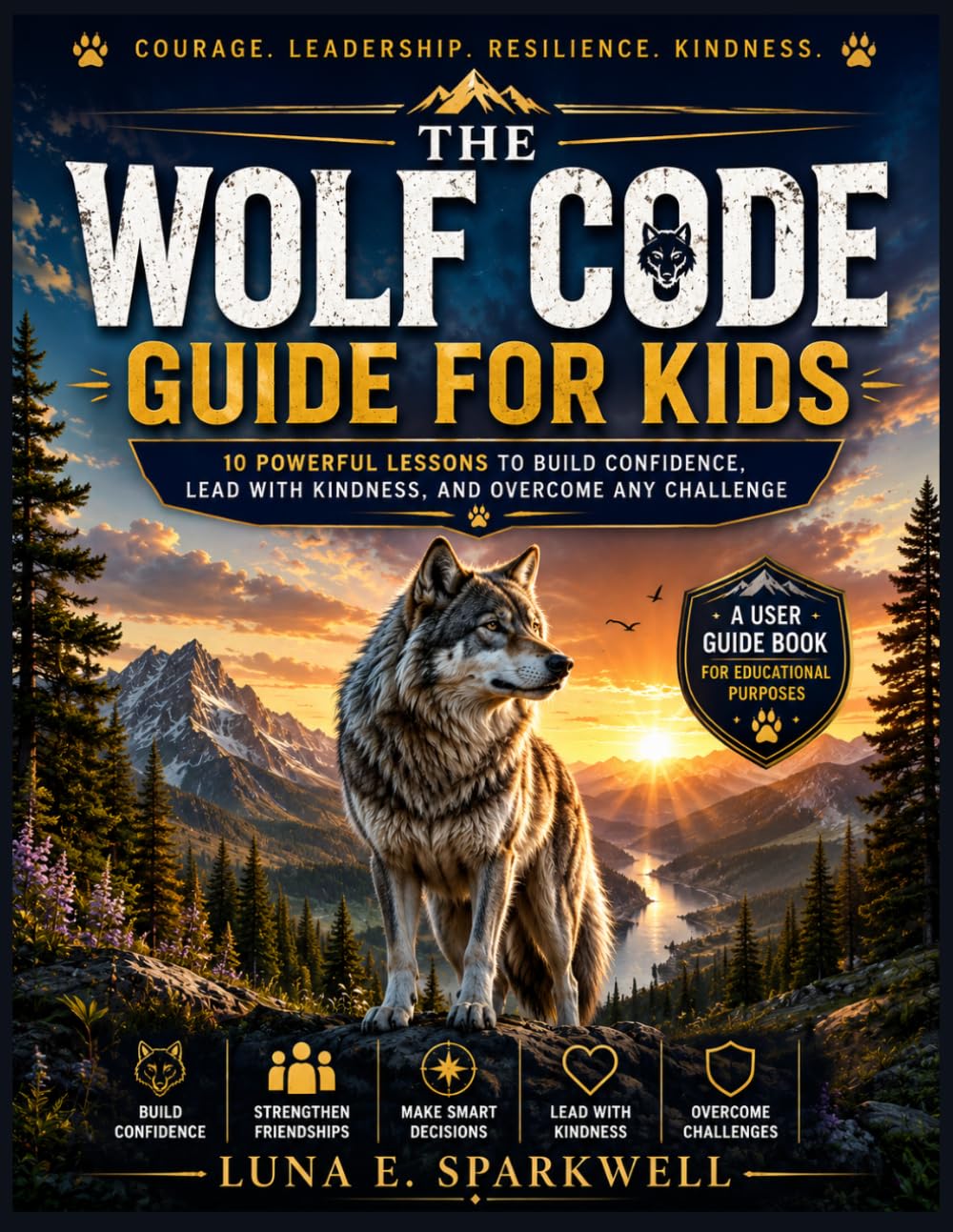 THE WOLF CODE GUIDE FOR KIDS: Leadership, Confidence, and Survival Lessons Every Young Explorer Should Know