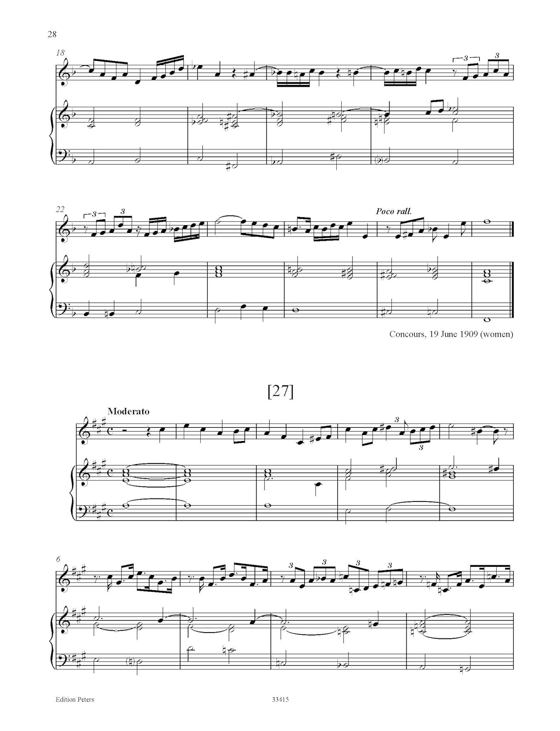 45 Vocalises for Voice and Piano (Medium-high Voice): First Edition, Urtext (Edition Peters)      Paperback – May 1, 2022