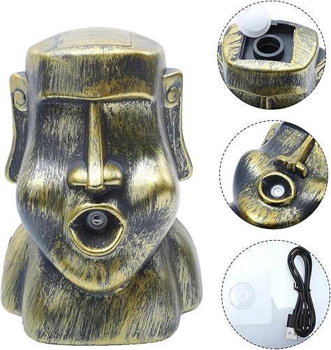 Miniatura 4 de DOITOOL Moai Humidificador Difusor de aroma con aceites esenciales Humidificador para Cuarto Difusores para aceites esenciales Difusor Humidifer
