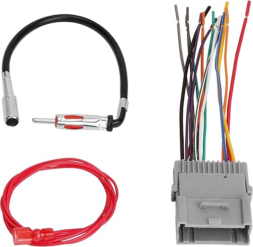 G Adaptador de antena de arnés de cableado de radio estéreo compatible con la mayoría de GM Chevy GMC Pontiac