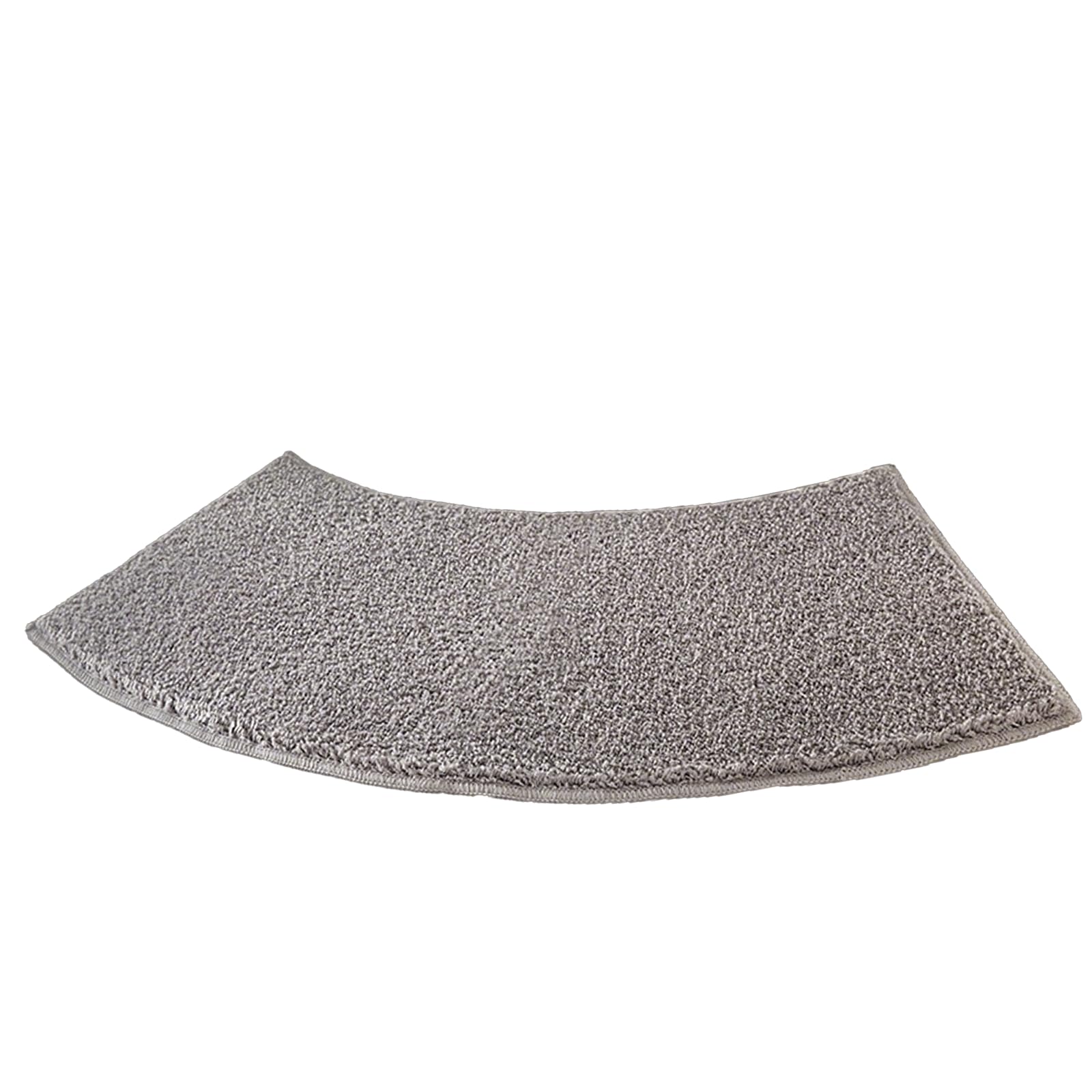 Alfombrilla de ducha antideslizante suave y curvada de 100 x 40 cm, alfombrilla de baño gris resistente al agua para bañera, perfecta para duchas y decoración del hogar