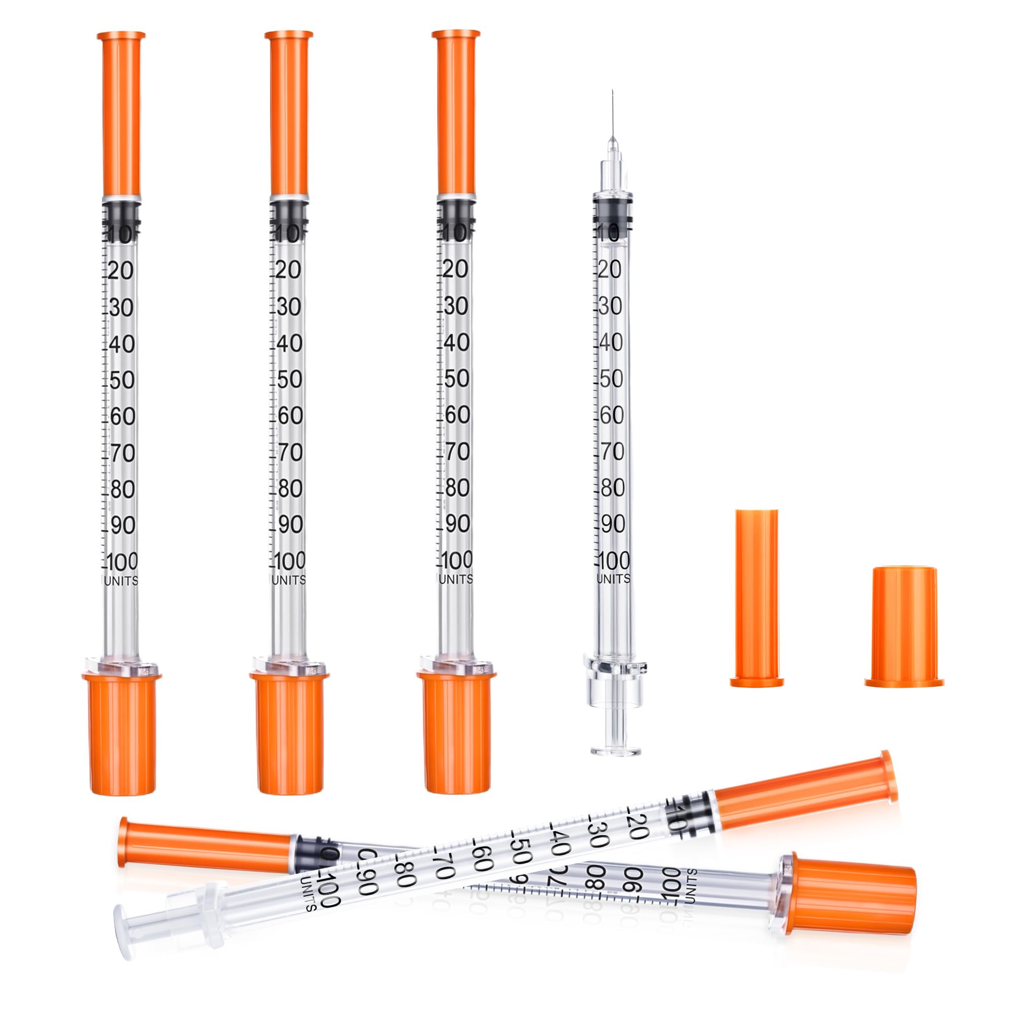1ml Syringe, 100 Pack 29G 1/2" (13mm) Disposable Syringes, Lab Supplies for Scientific Labs and Measuring, Individual Wrapped — Amazon image 8