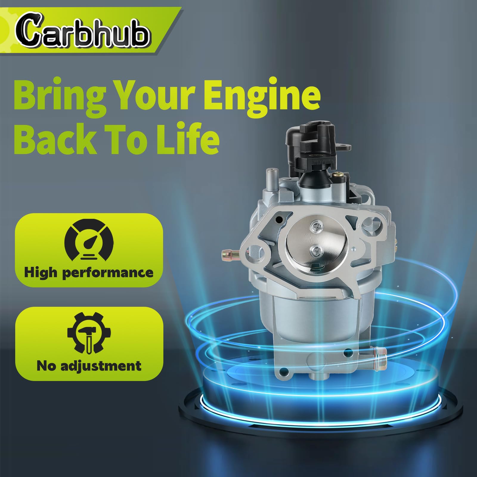 Carbhub 16100-Z5R-U71 Carburetor for Honda GX390 R1 U1 UT1 (BE89F