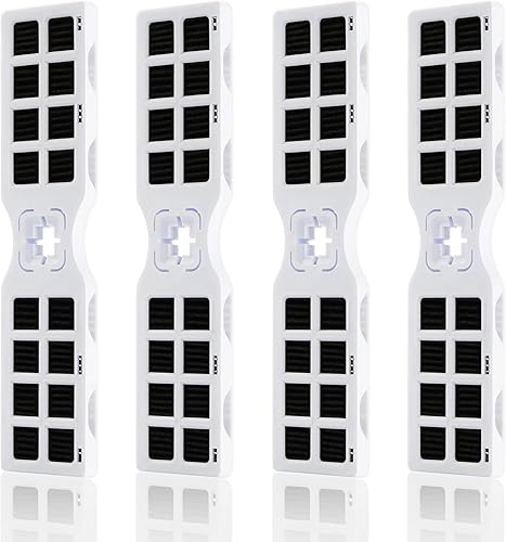 Paquete de 4 filtros de aire de repuesto para refrigerador Frigidaire FRGPAAF2 PureAir AF-2 compatible con frigidaire FRFC2323AS, FRFC232LAF,