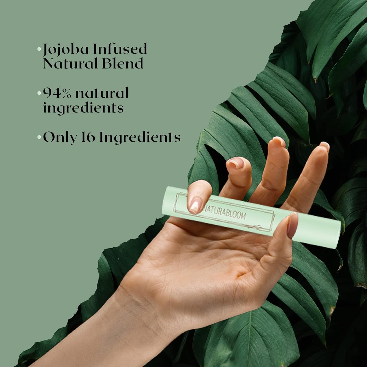 Natural Vegan Black Mascara With Jojoba - Extra Volume and Length For Stunning Lashes - Hypoallergenic, Smudge-proof & Long-lasting mascara - Organic, Cruelty-Free - Made in Italy 9.5ml - Image 4