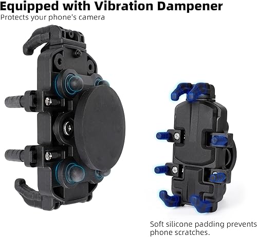Miniatura 5 de Soporte magnético para teléfono de motocicleta, tirador magnético de 66 libras, soporte resistente antivibración para tanque de gasolina, universal