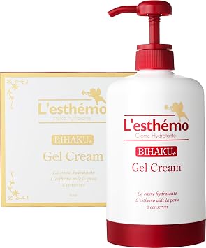 Lestemo Whitening Gel Cream, 17.6 oz 500 g, Bottle Set, Approx. 6 Months, Dry Skin, Sensitive Skin, Moisturizing, Cream, Beauty Lotion, Lotion, All-in-One Gel, Aging, Skin Care, Large Capacity, Pump
