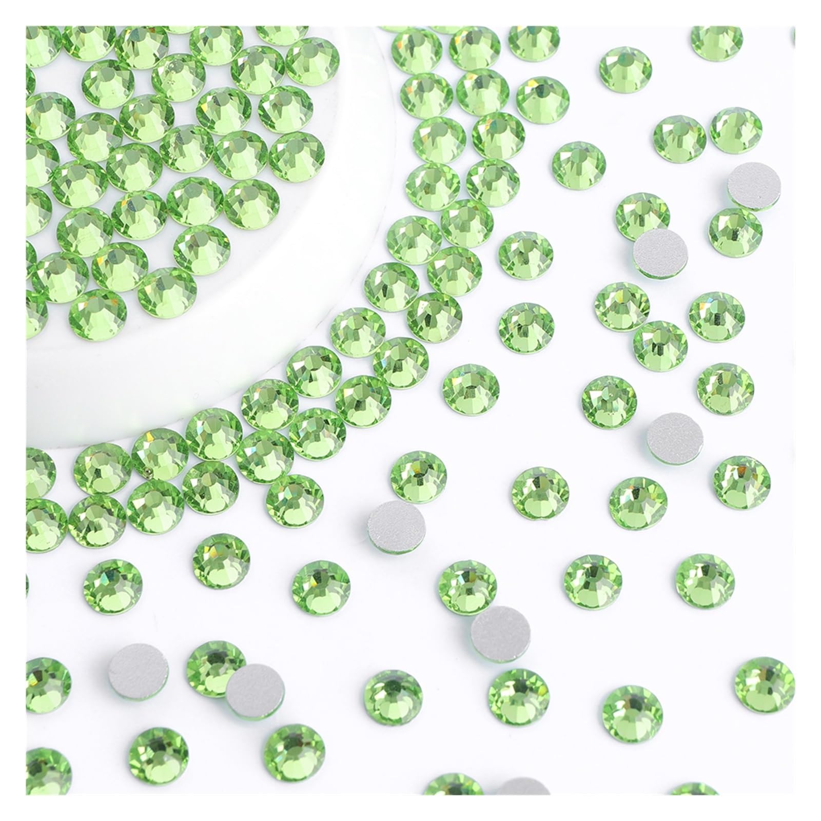 Glass Nail Art Rhinestones Glitter Round Flatback Crystal SS6 SS20 Manicure
