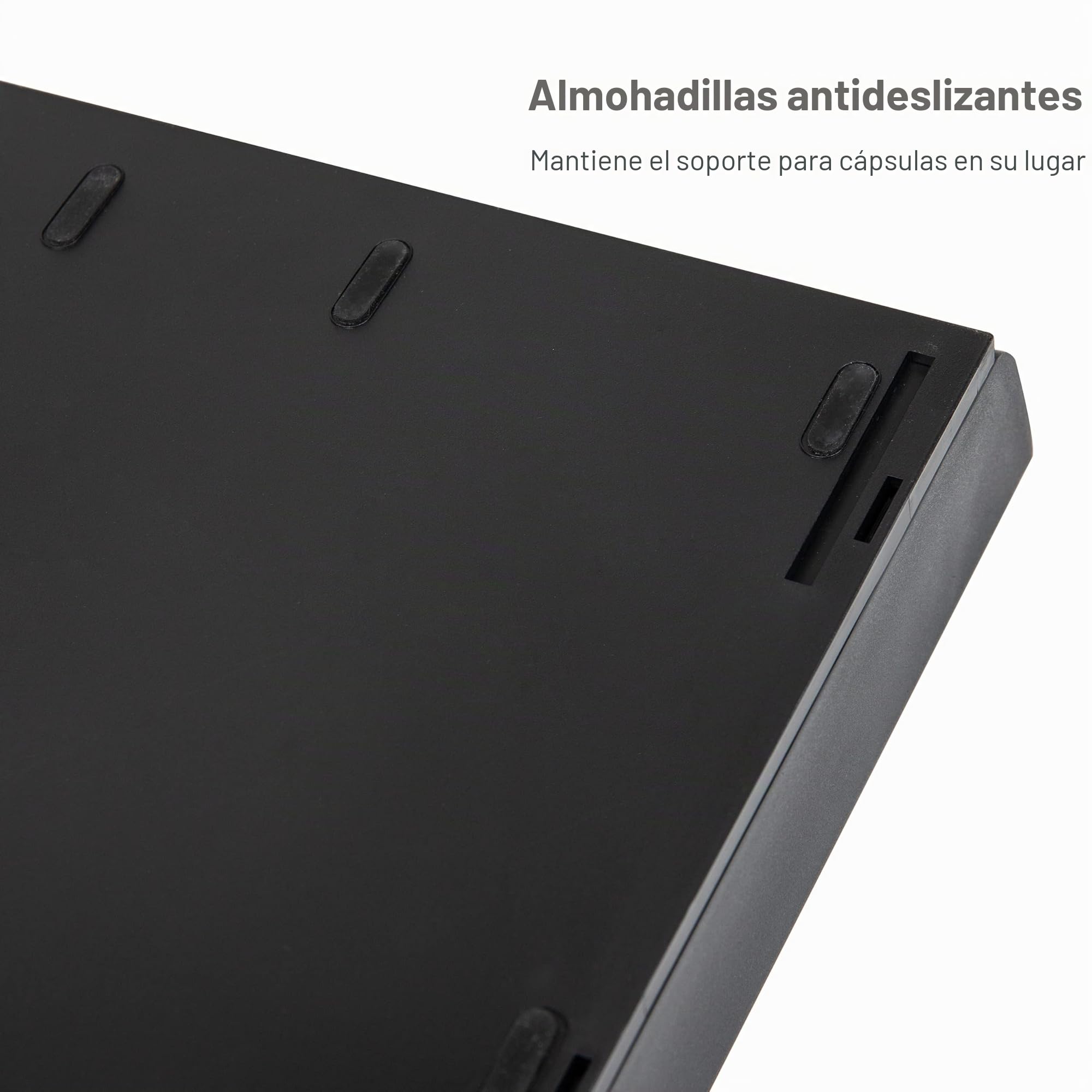 Mind Reader Cajón y soporte para cápsulas de café de una sola porción, estación de 30 capacidades y organizador de almacenamiento, bandeja extraíble para condimentos