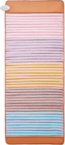 Miniatura 9 de VEVOR Almohadilla térmica de infrarrojo lejano, 5 piedras preciosas de cristal natural, almohadilla térmica de amatista de cuerpo completo con iones