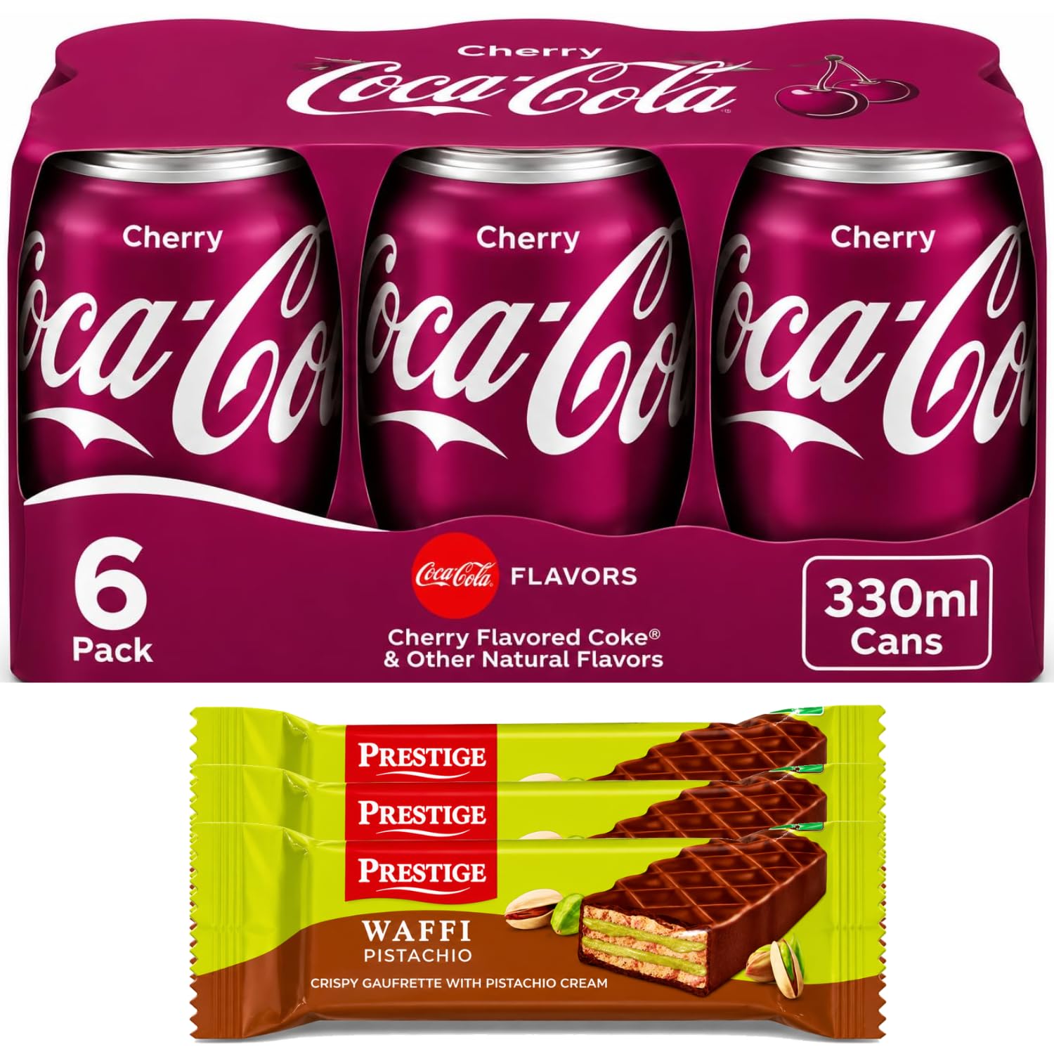 COCA-COLA – Cherry Flavored Soft Drink Can (6 x 330ml) By COUGAR | Sparkling Fizzy Cola Beverage with Bold Cherry Taste | Refreshing Ready to Drink Party Soda | Chilled Premium Soft Drinks for Meals, Gatherings & Snacks – (Imported-USA)-image-35