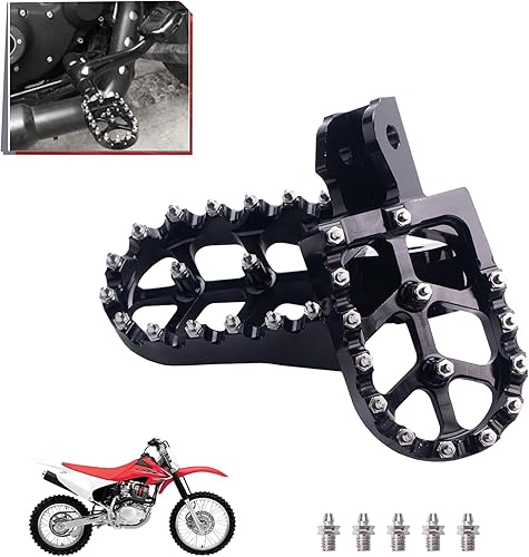 Miniatura 2 de Sur Ron - Estriberas de pie para motocicleta de cross CNC 7075, compatible con Surron, CRF150F 2003-2019, CRF230F 2003-2019, X160 X260 KDX200